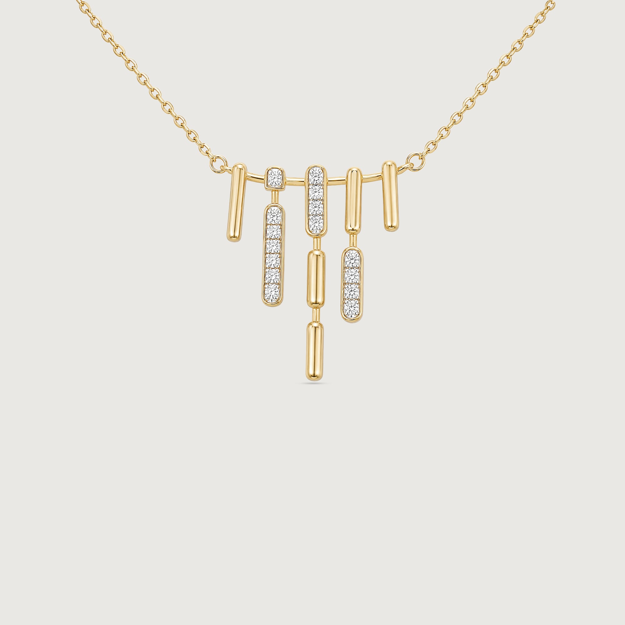 Linear Harmony Diamond Necklace,,hi-res image number null