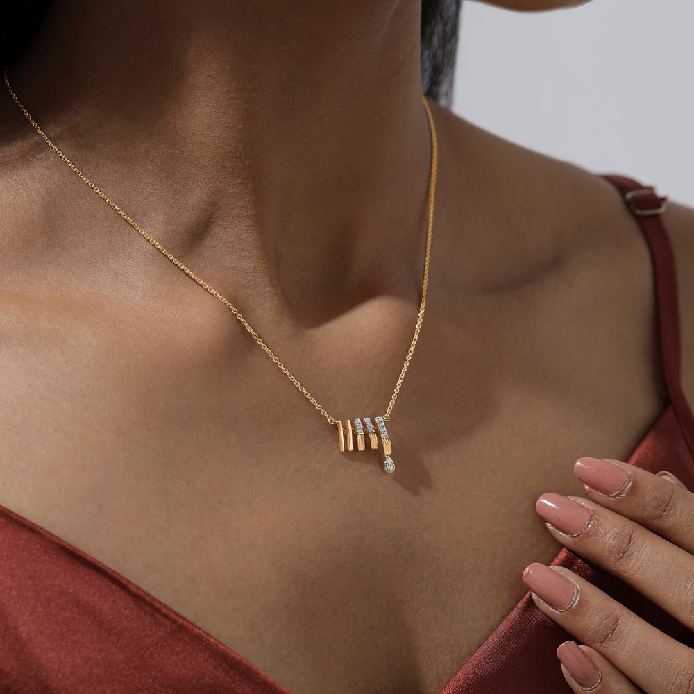 Measured Rhythm Diamond Necklace,,hi-res image number null