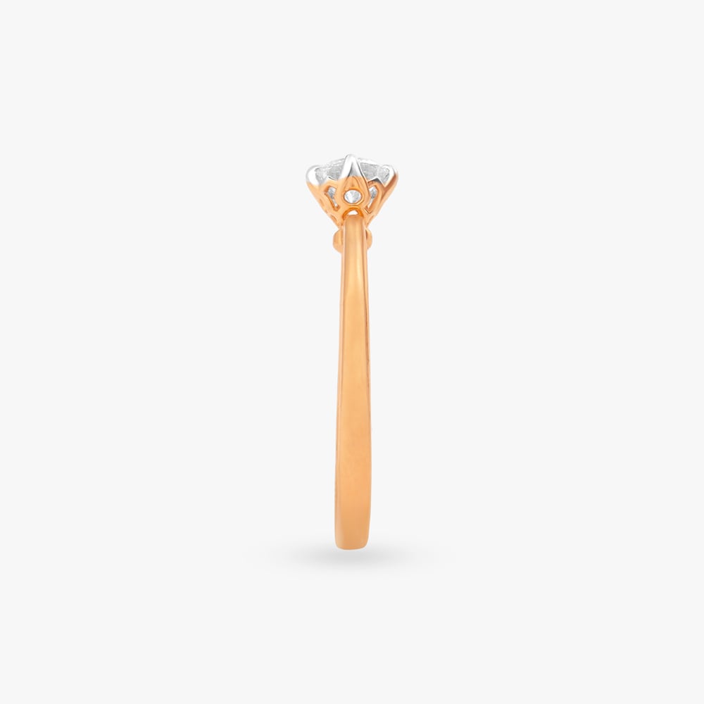 Regal Bloom Solitaire Ring,,hi-res image number null