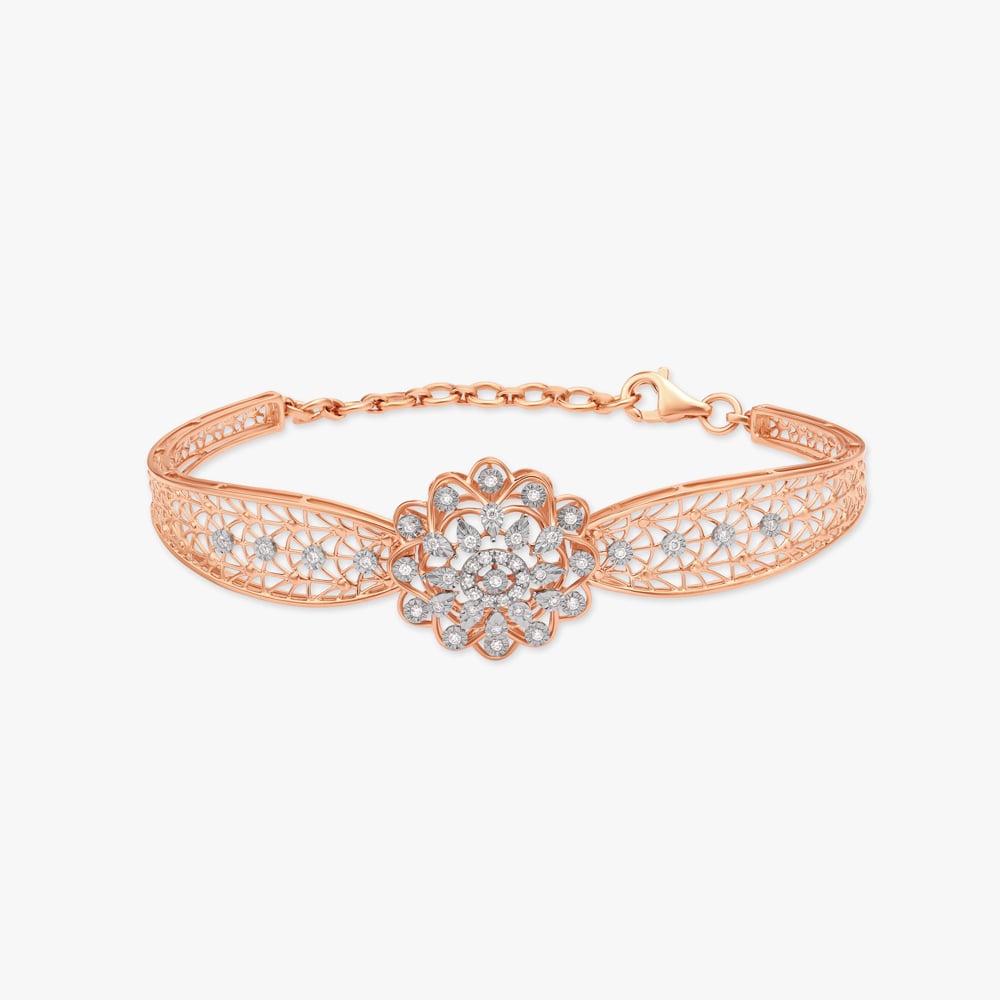 Serene Orchard Diamond Bangle,,hi-res image number null