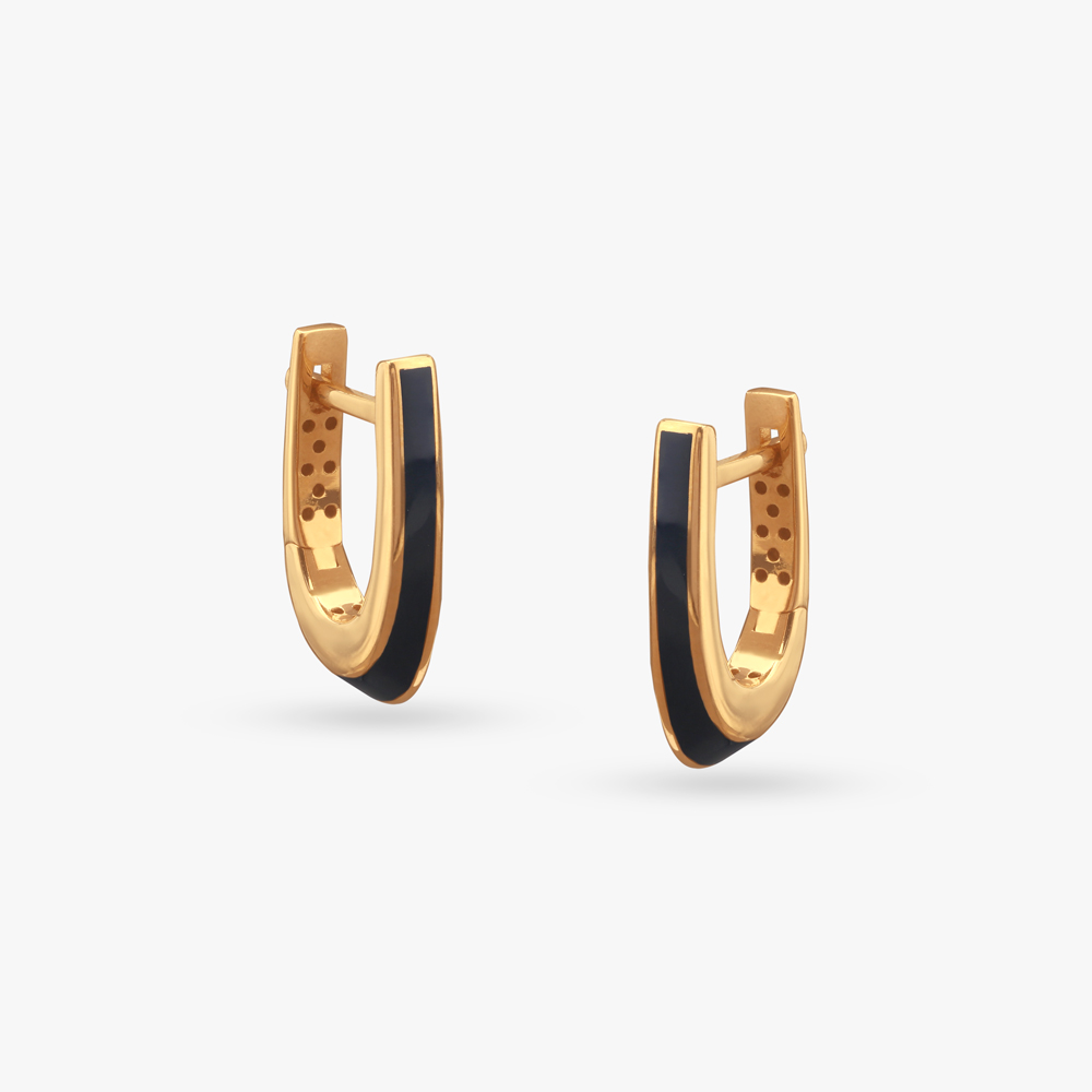 

Statement Shine Gold Hoop Earrings