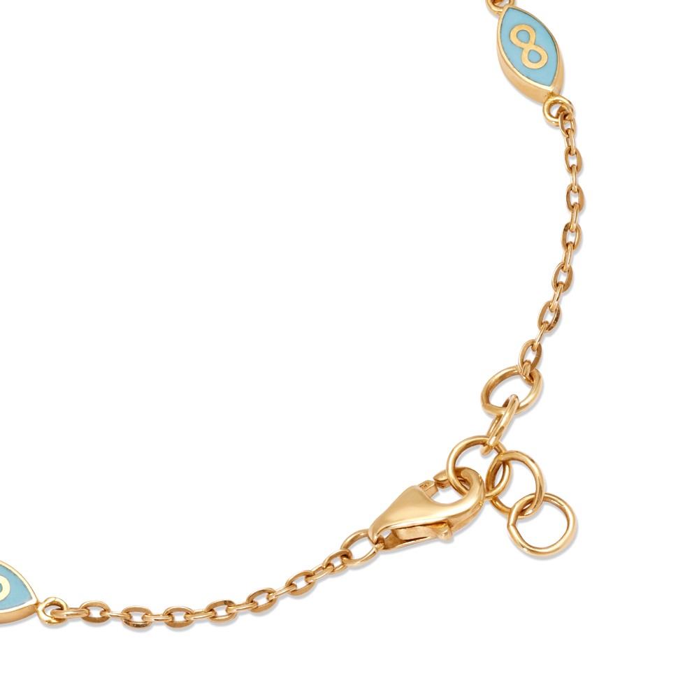 18KT Yellow Gold Charm Of Renewal Bracelet,,hi-res image number null