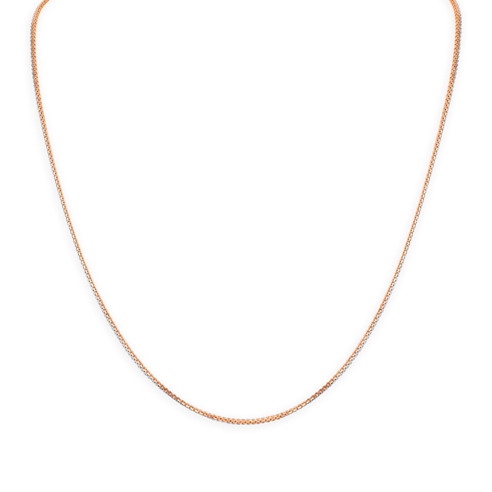 Elegant 950 Karat Platinum And Rose Gold Reversible Chain,,hi-res image number null