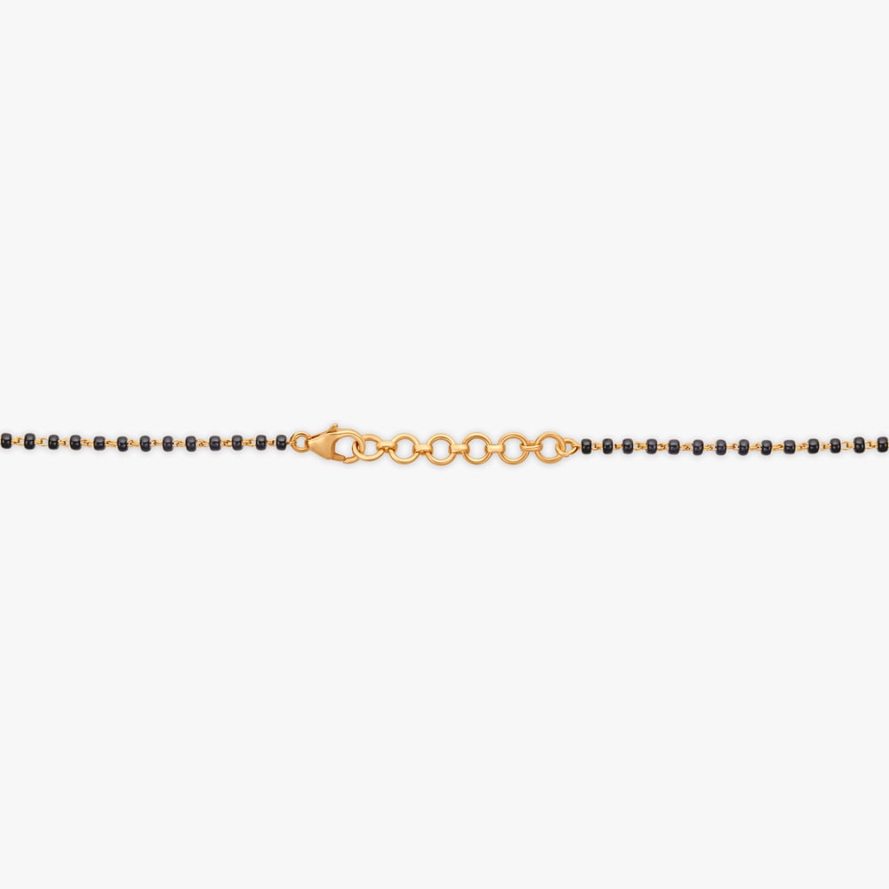 Floral Grace Diamond Mangalsutra,,hi-res image number null