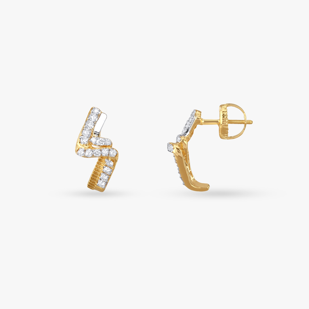 Striking Shine Diamond Hoop Earrings,,hi-res image number null