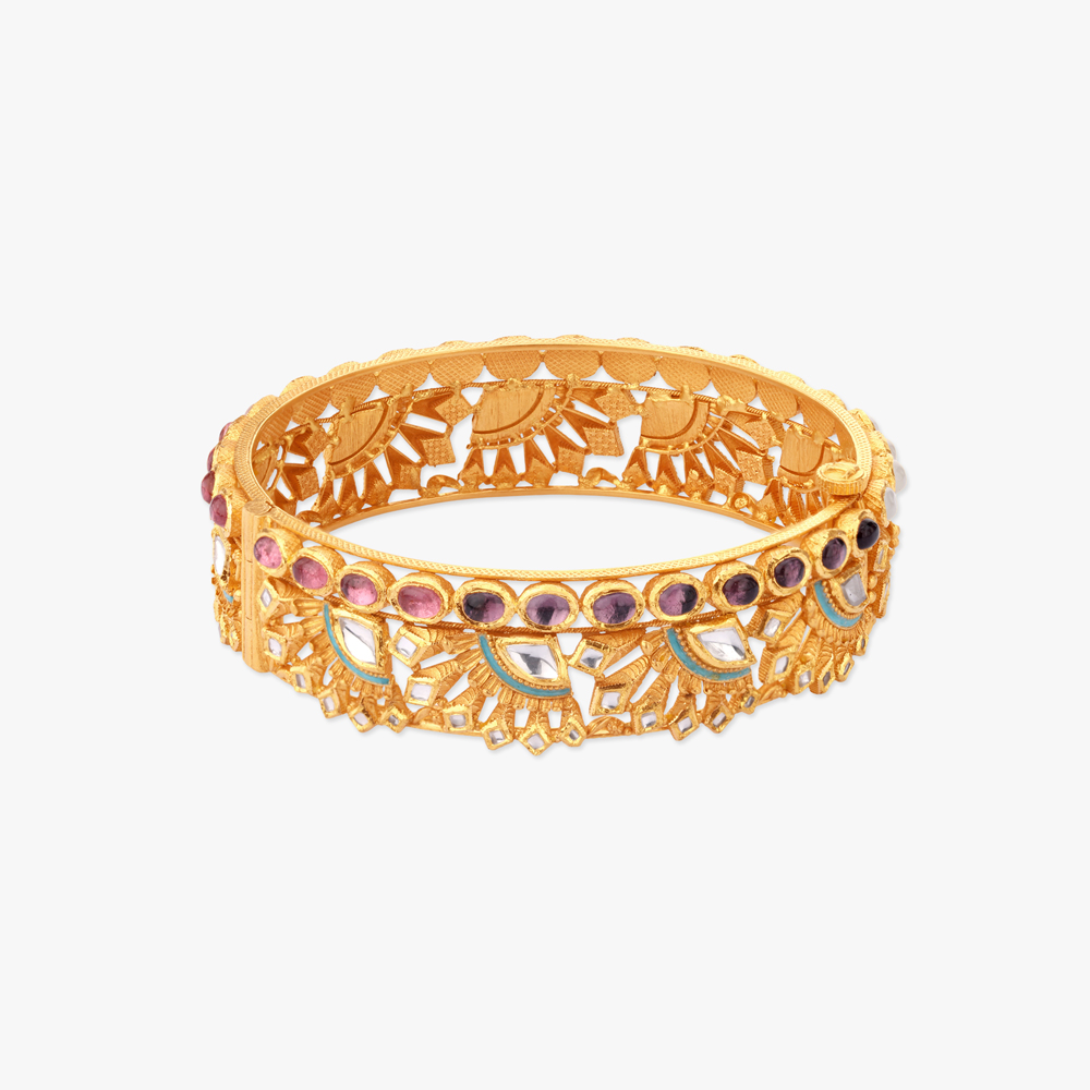 Aurora Skies Gold Bangle,,hi-res image number null