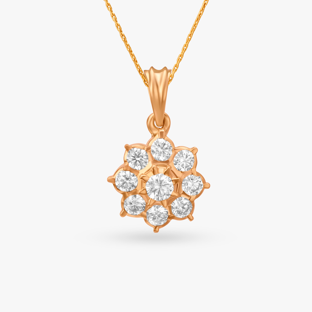 Minimalistic Diamond Pendant