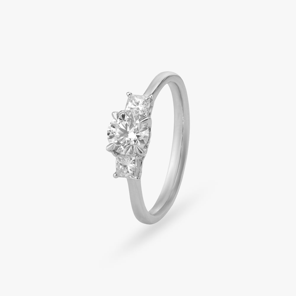 Triple Glow Solitaire Ring,,hi-res image number null
