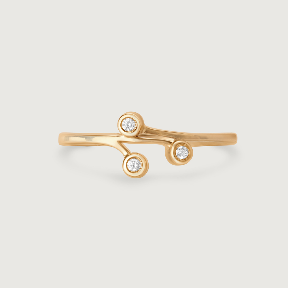 Cosmic Splendour 14KT Gold & Diamond Ring,,hi-res image number null