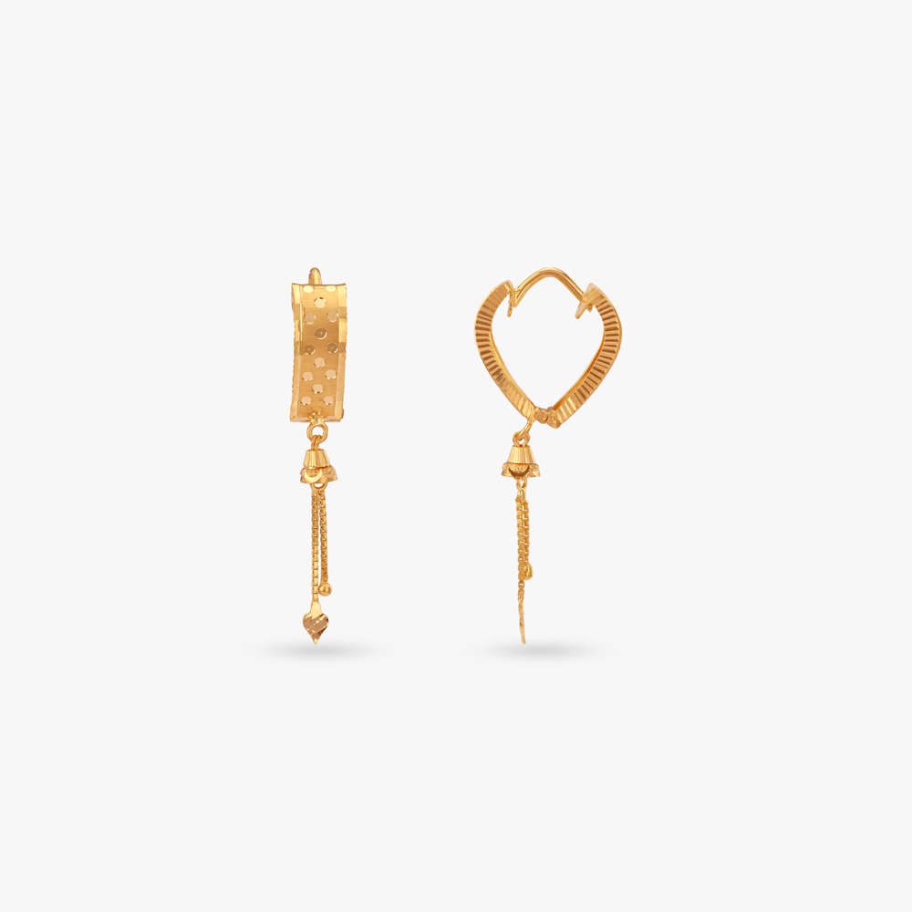 

Stellar Embrace Gold Hoop Earrings