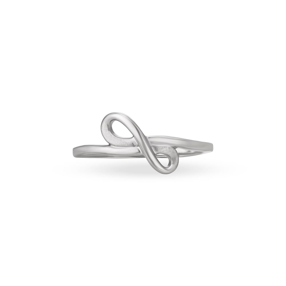 Elegant Infinity Platinum Ring,,hi-res image number null