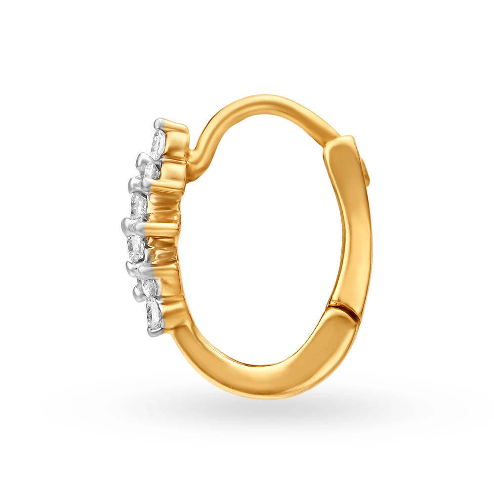 Grand Cluster Diamond Nose Ring,,hi-res image number null