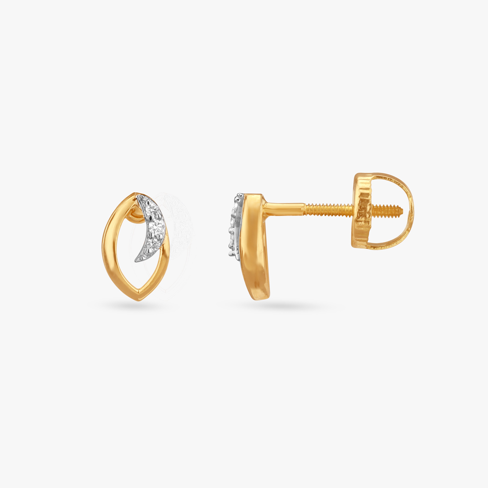 Playful Sparkles Diamond Stud Earrings For Kids,,hi-res image number null