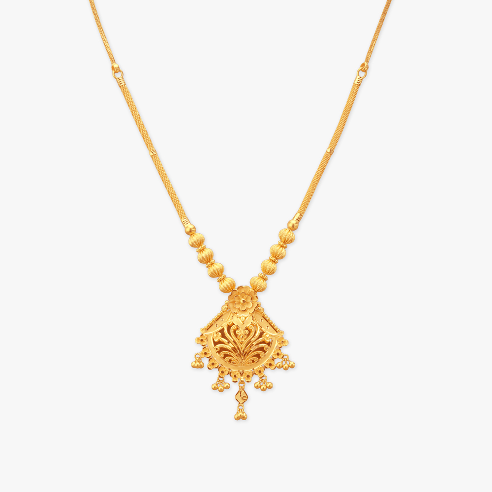 Lotus Heritage Gold Necklace Set,,hi-res image number null