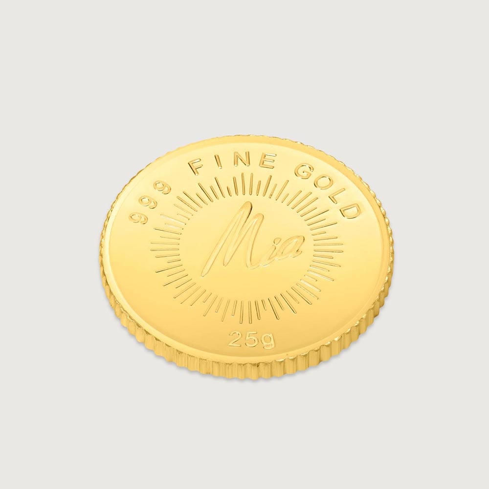 25 GM 24 Karat Lotus Gold Coin,,hi-res image number null