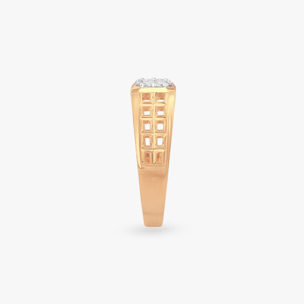 Regal Matrix Diamond Ring for Men,,hi-res image number null