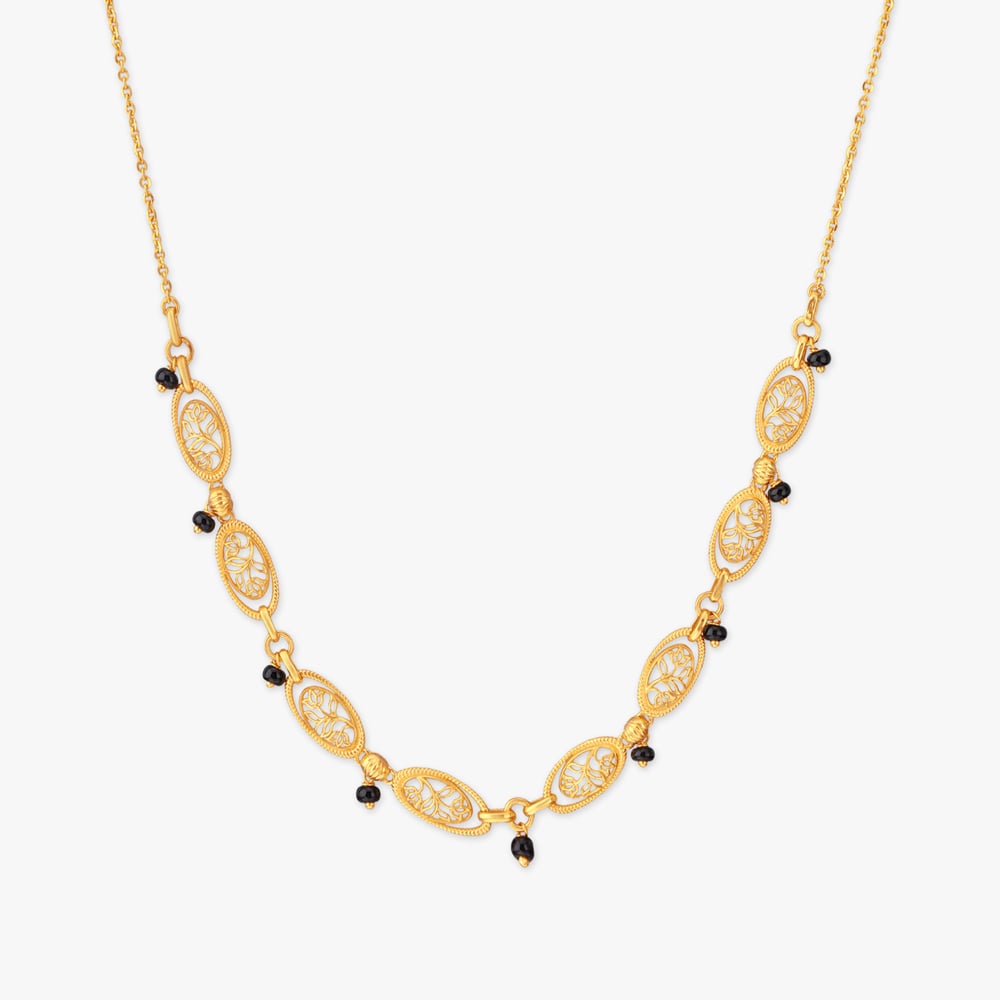 

Linear Glow Gold Mangalsutra