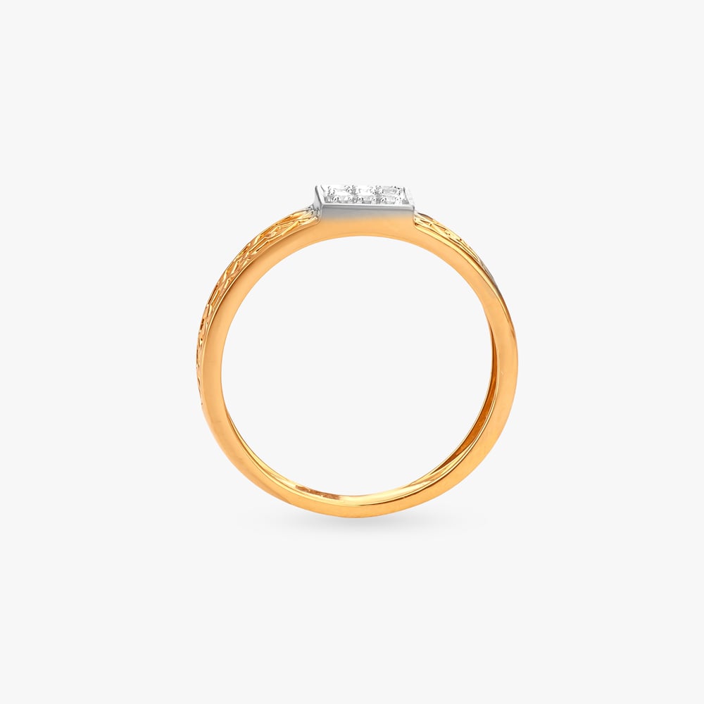 Urban Grid Diamond Finger Ring for Men,,hi-res image number null