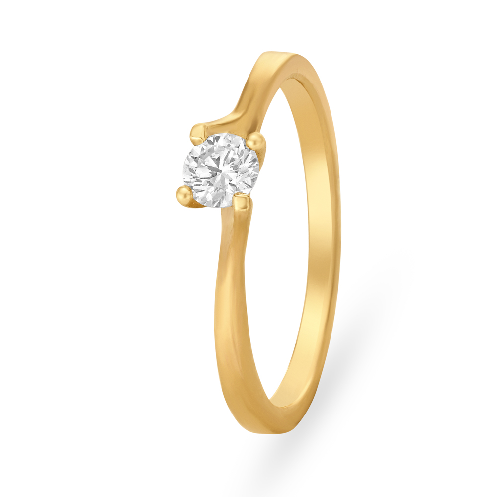 Classic Rose Gold and Diamond Ring,,hi-res image number null