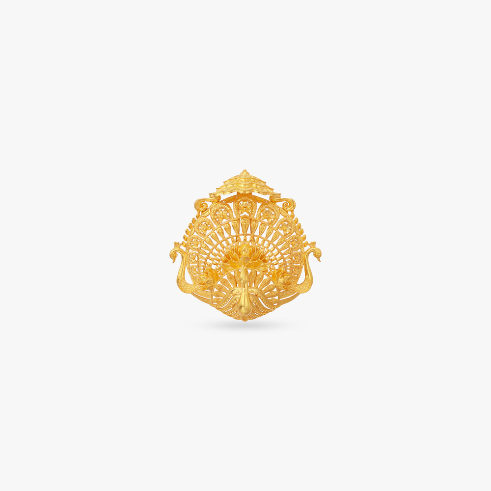 Celestial Radiance Gold Chudamani,,hi-res image number null