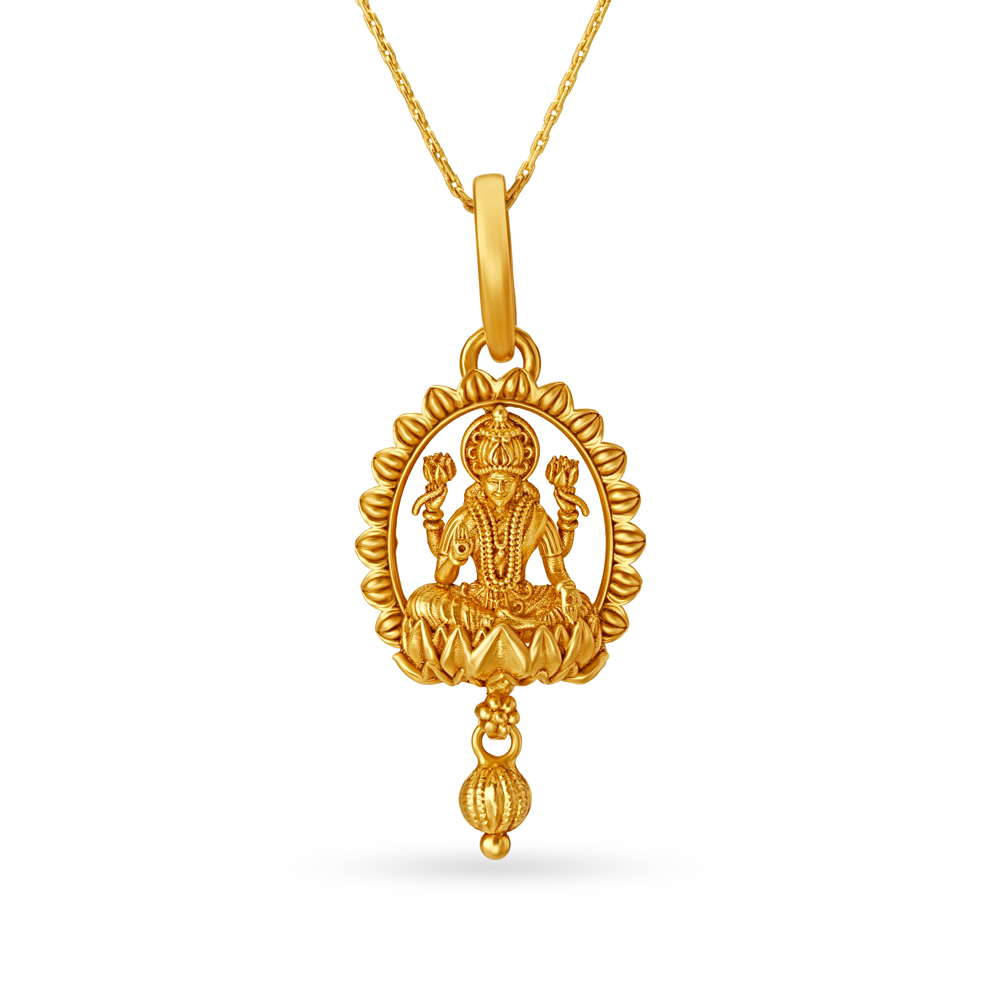 Laxmiji Gold Pendant,,hi-res image number null