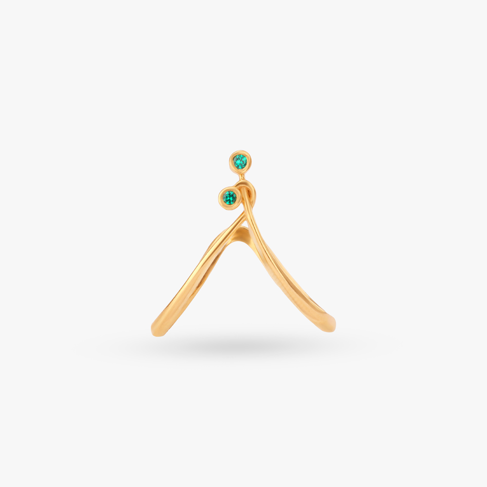 Twin Sparkle Gold Ring,,hi-res image number null