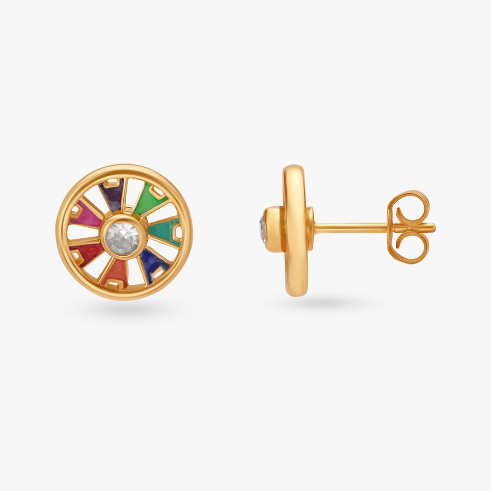 Aura of Enchantment Stud Earrings,,hi-res image number null