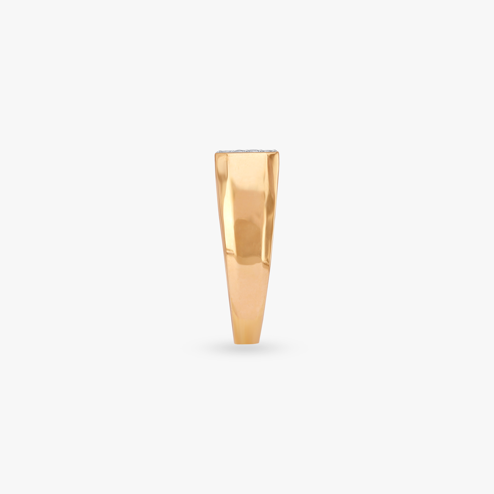 Bold Band Diamond Ring for Men,,hi-res image number null