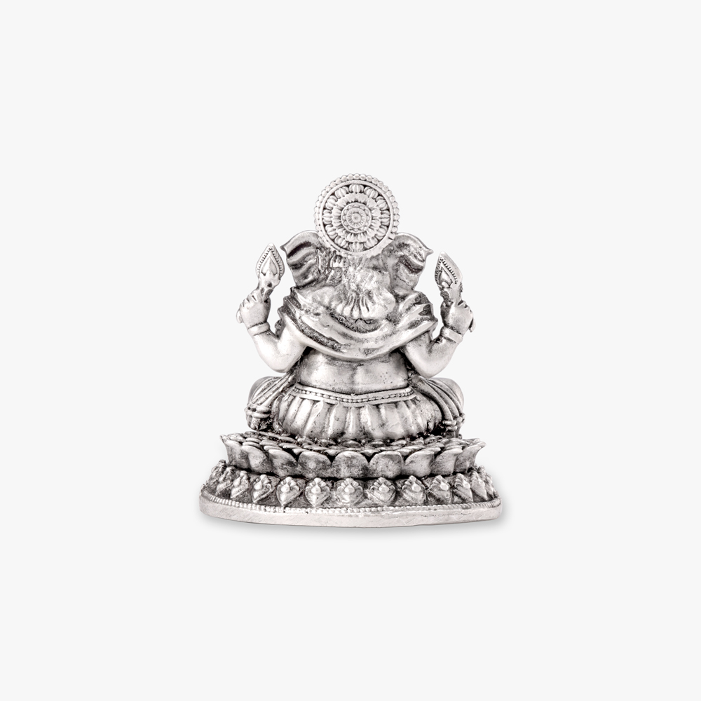 Shri Ganesh Silver Idol,,hi-res image number null