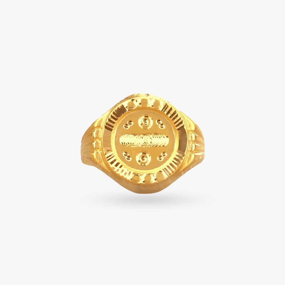 

Royal Creed Gold Ring for Men