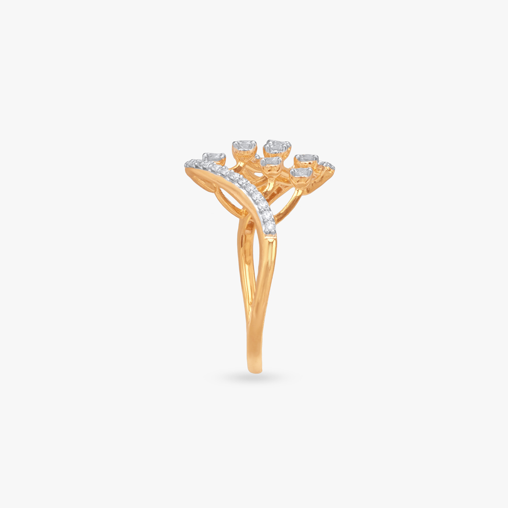 Grand Cascade Diamond Finger Ring,,hi-res image number null