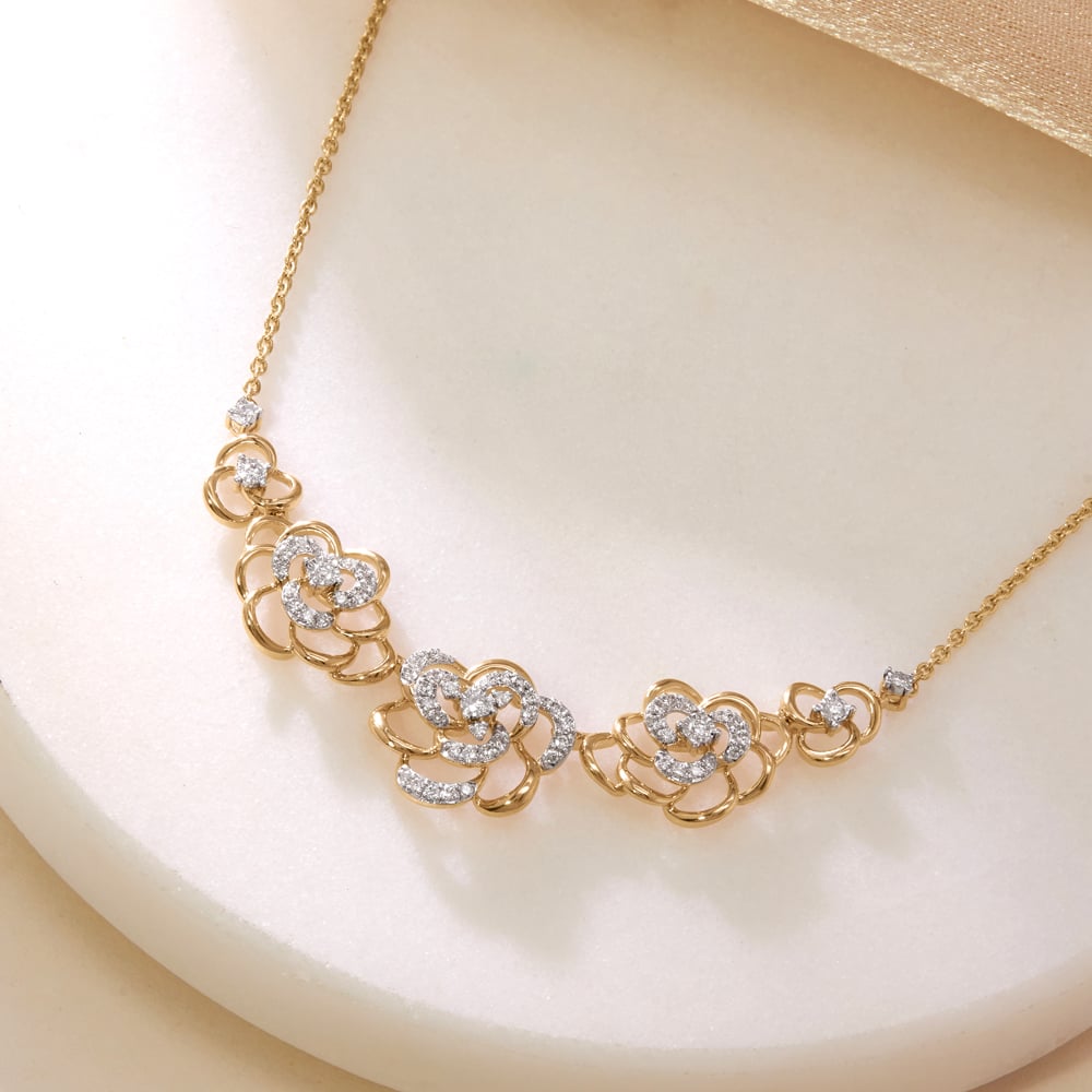Blossoming Balance Diamond Necklace,,hi-res image number null