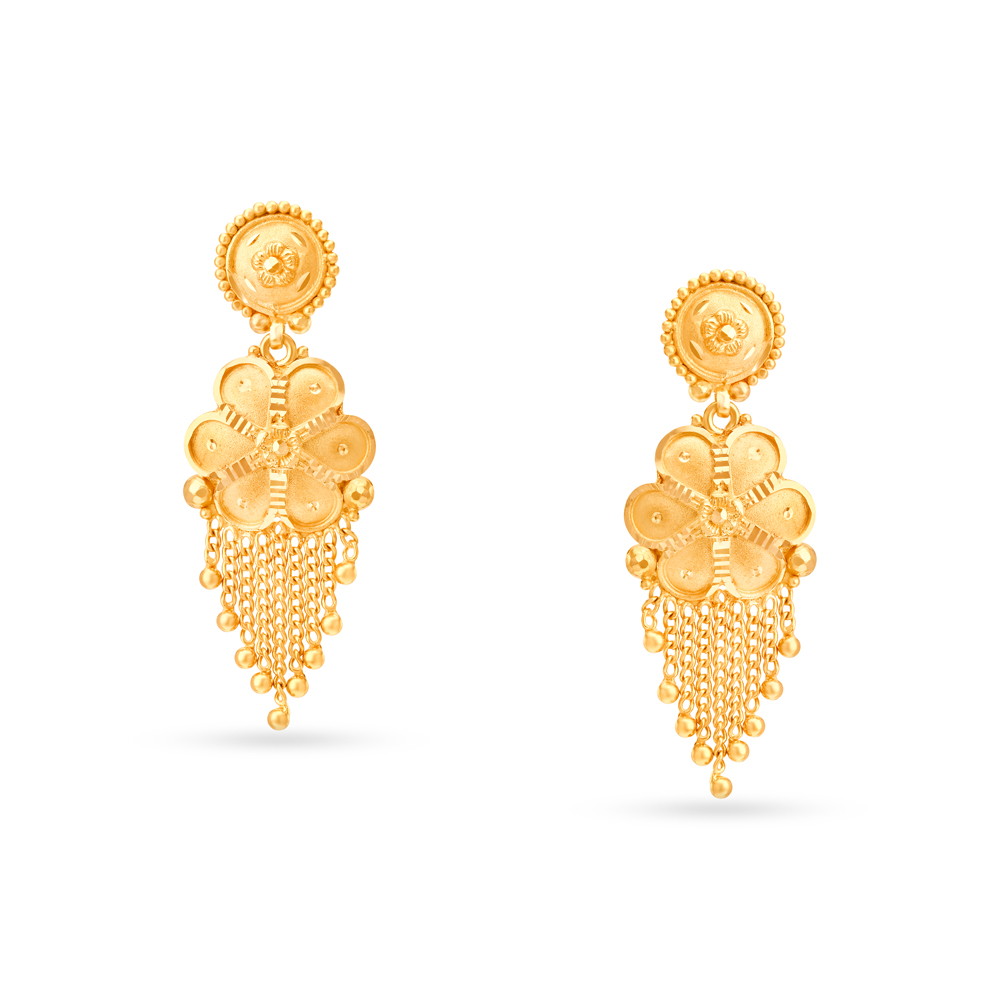 Abstract Artistic Gold Necklace Set,,hi-res image number null
