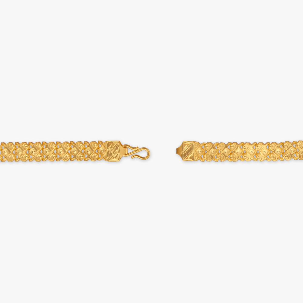 Power Link Gold Bracelet for Men,,hi-res image number null