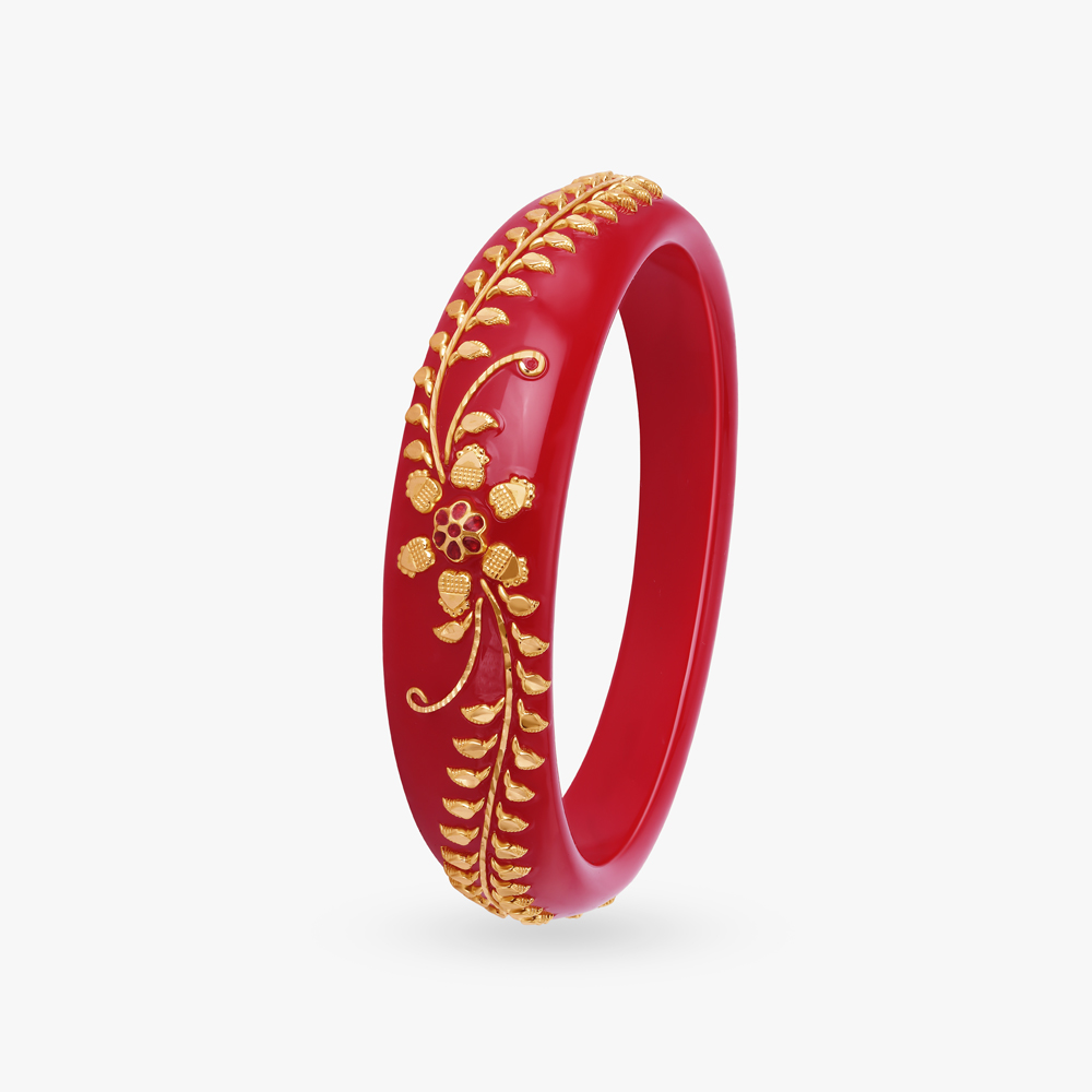Wonderous Red Pola Bangle,,hi-res image number null
