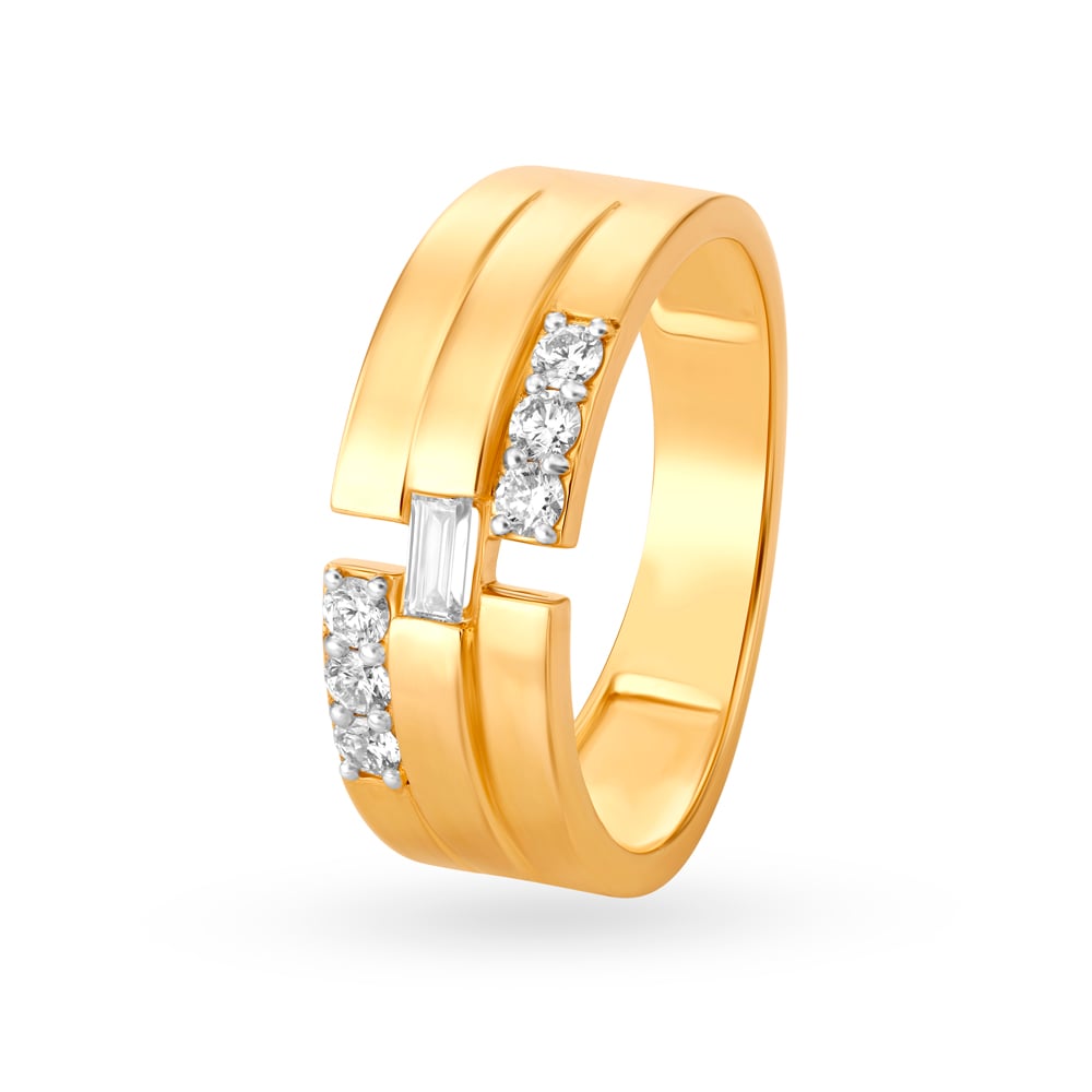 Striking Bold Diamond Ring for Men