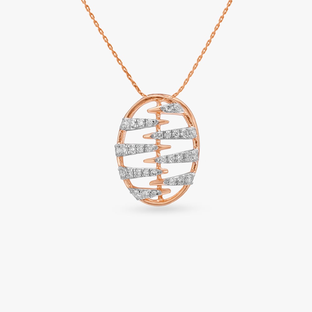 Sleek Radiance Diamond Pendant,,hi-res image number null