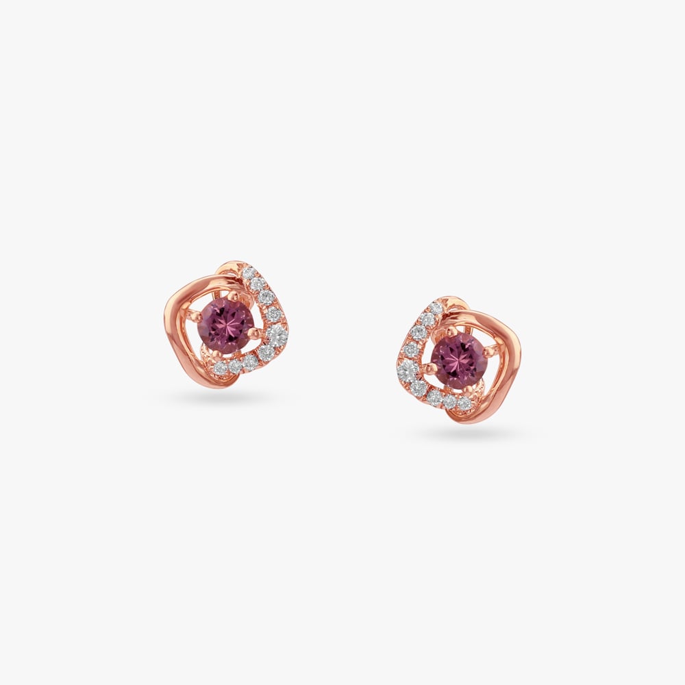 Poppy Pink Diamond Necklace Set,,hi-res image number null