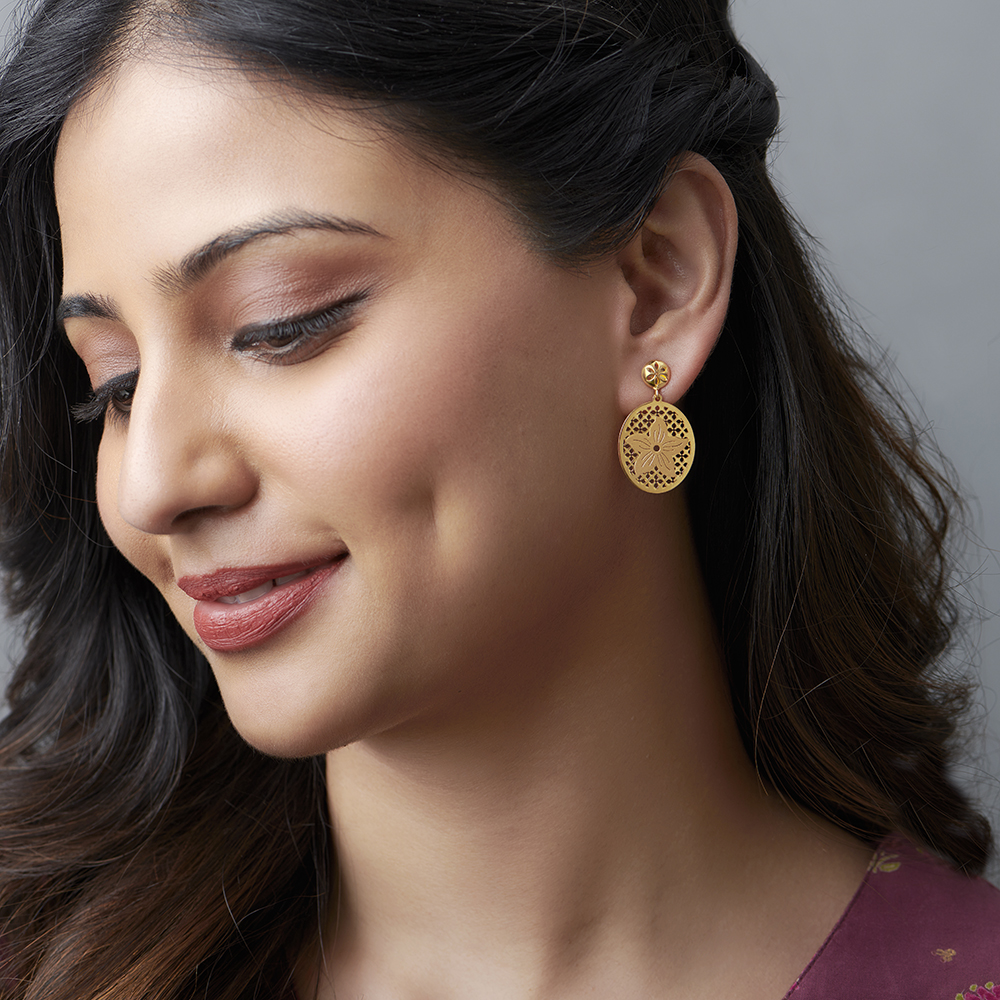 Flower Power Drop Earrings,,hi-res image number null