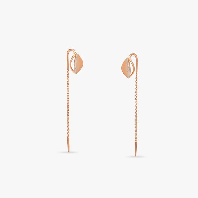 Echo Drift Diamond Drop Earrings,,hi-res image number null