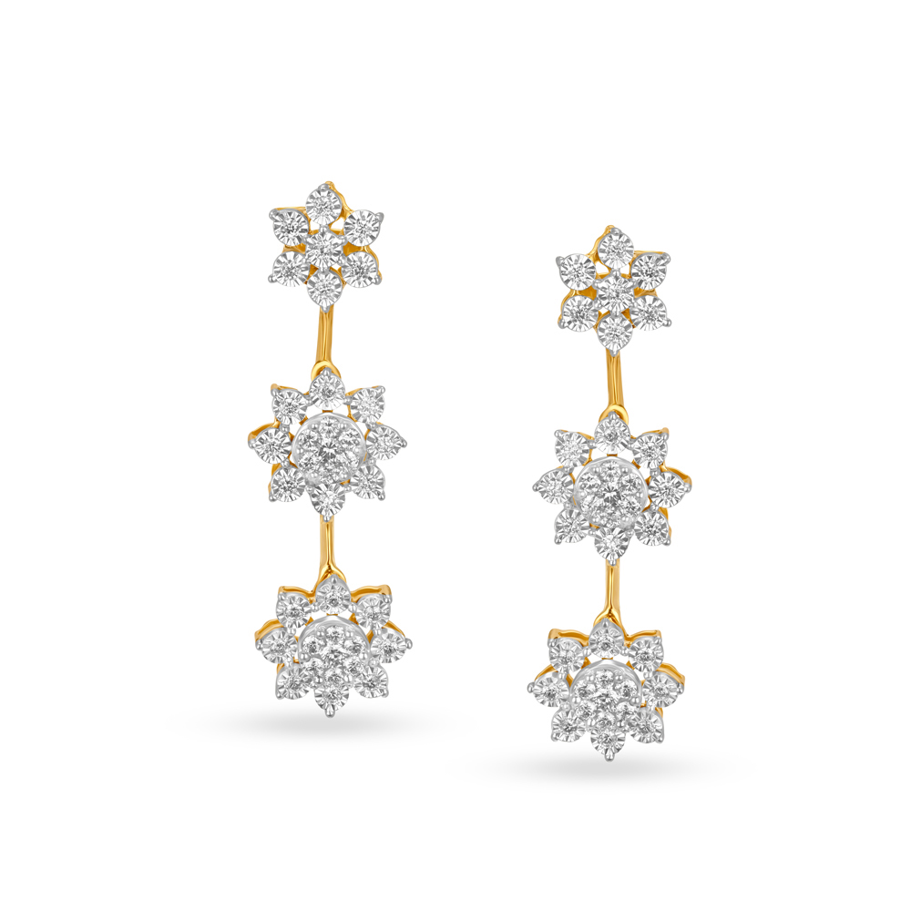 Distinctive Diamond Adorned Traditional Gold Necklace Set,,hi-res image number null