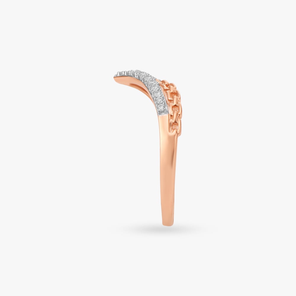 Avant-Garde Diamond Finger Ring,,hi-res image number null