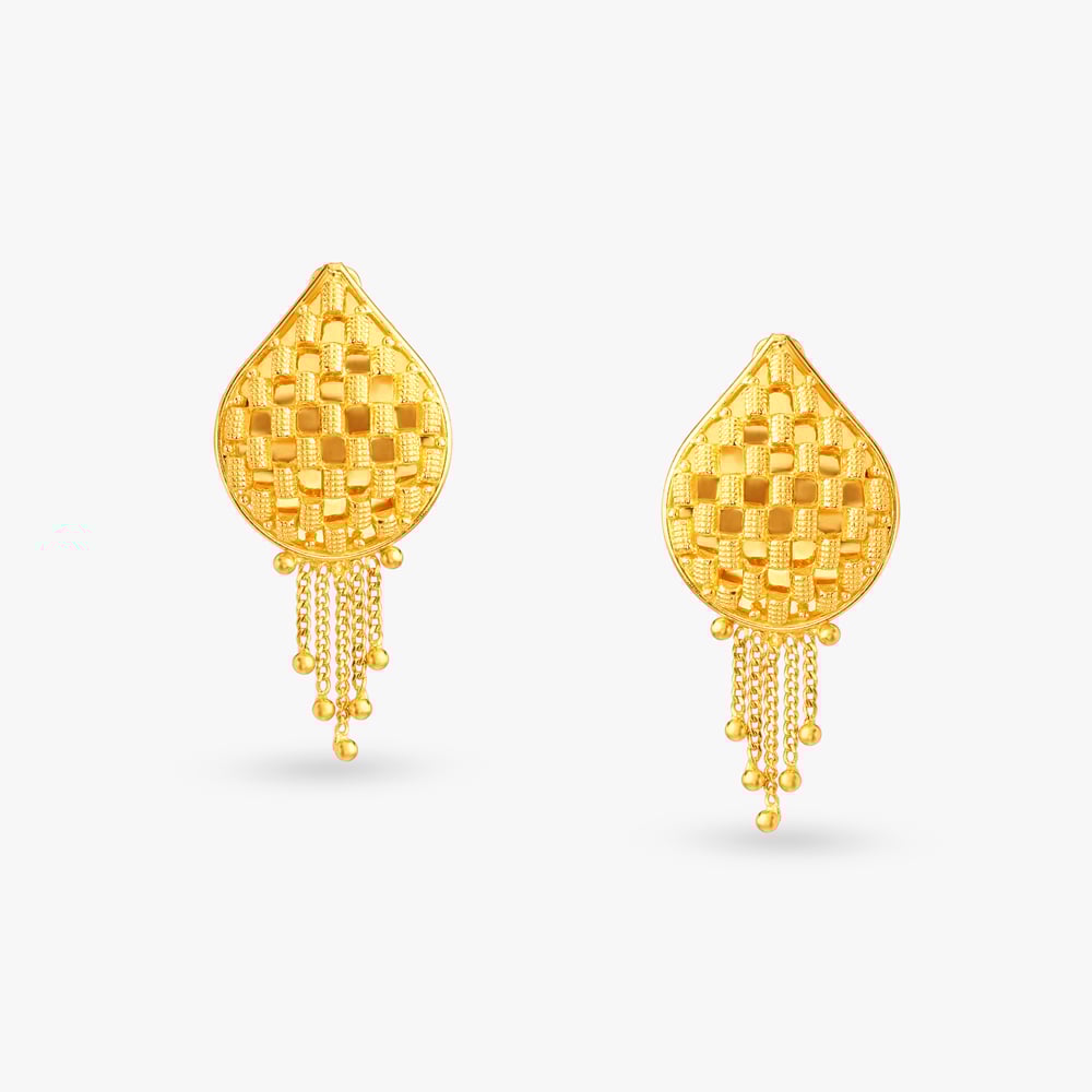 Ethereal Gold Pendant and Earrings Set,,hi-res image number null
