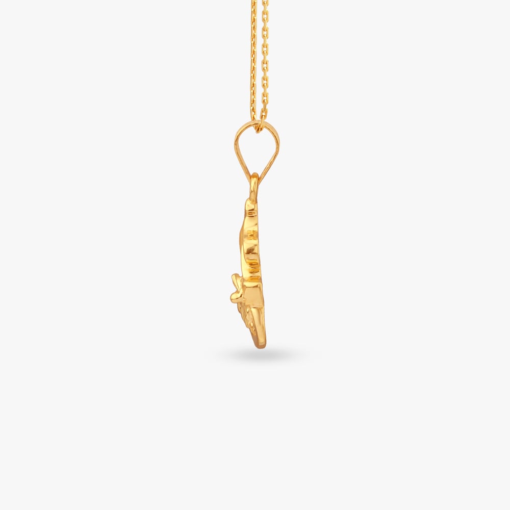 

Blooming Grace Gold Pendant