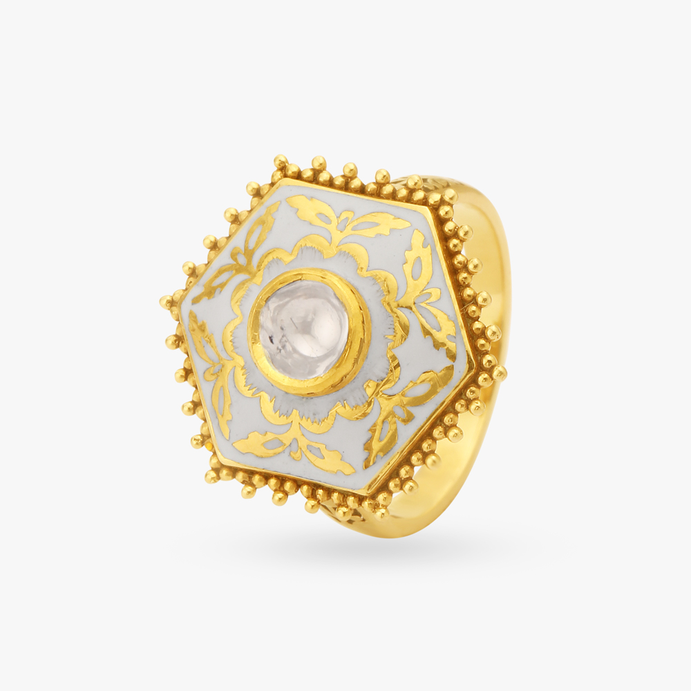 Enchanting Geometric Ring,,hi-res image number null