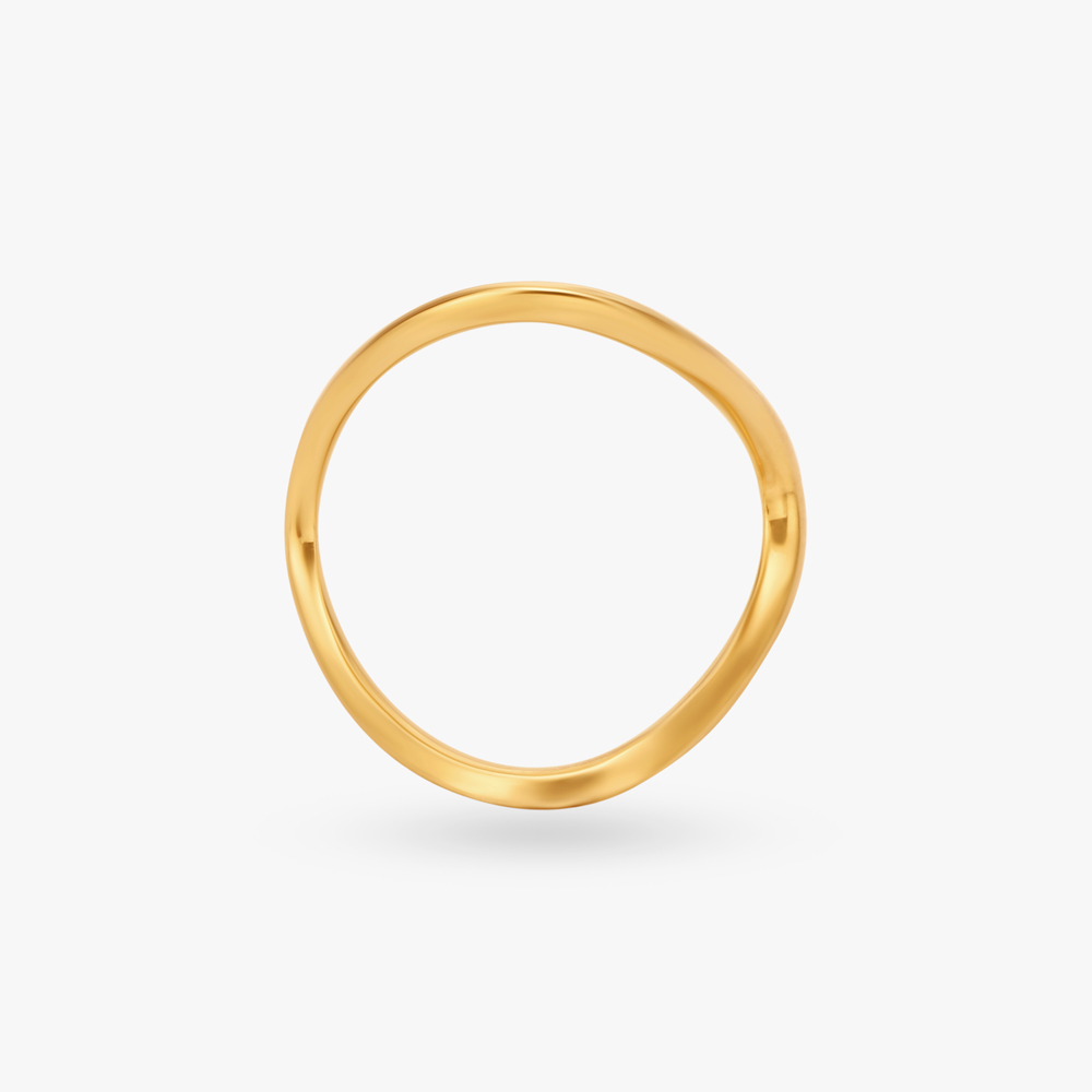 Sleek Vanki Gold Finger Ring,,hi-res image number null