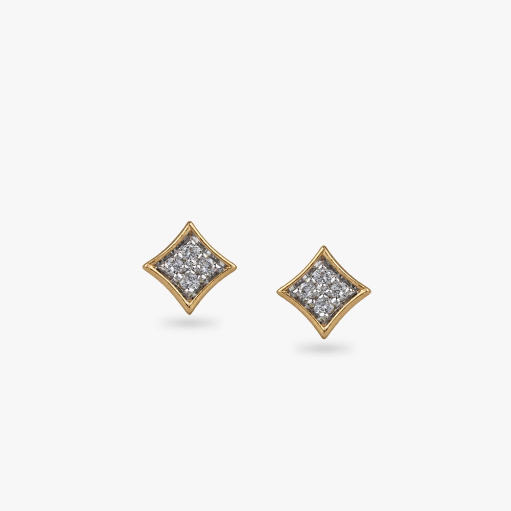 Twinkling Kite Diamond Stud Earrings for Kids,,hi-res image number null