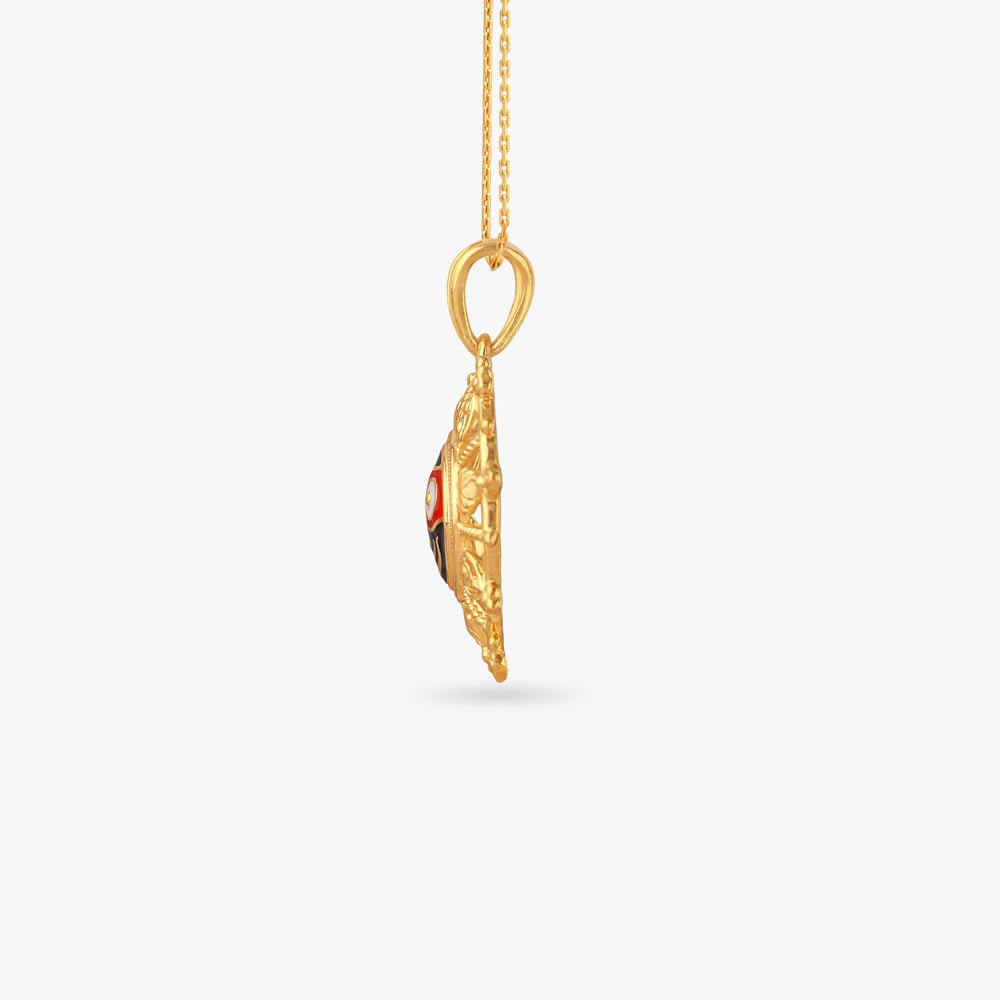 

Celestial Jagannath Gold Pendant