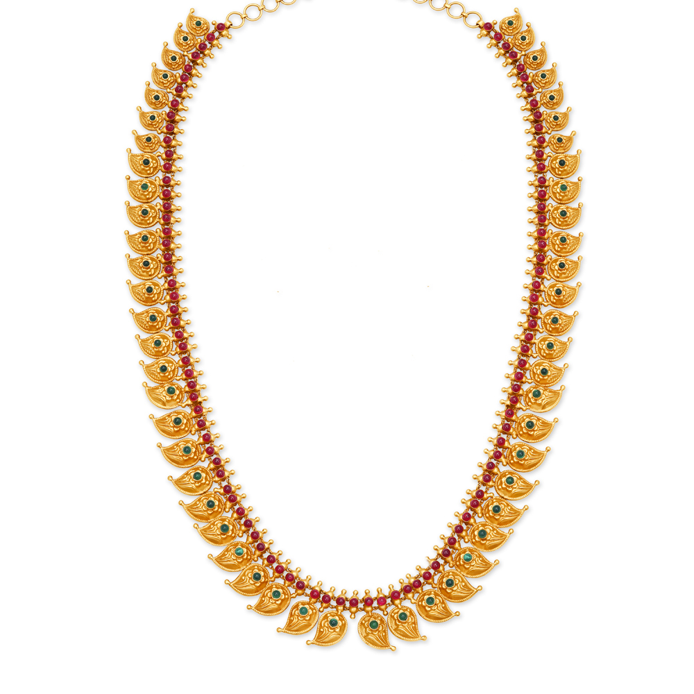 Spectacular Leaf Pattern Gold Haram,,hi-res image number null