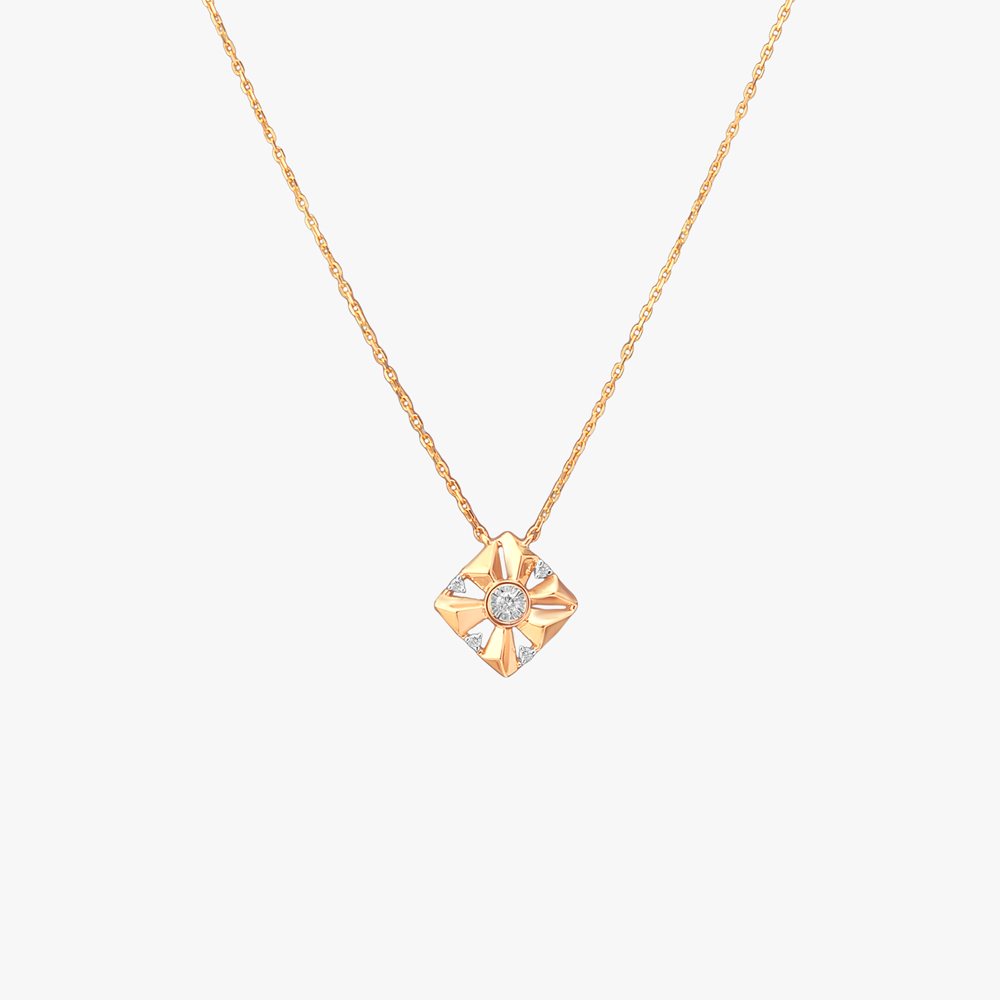 Prism Star Diamond Pendant with Chain,,hi-res image number null
